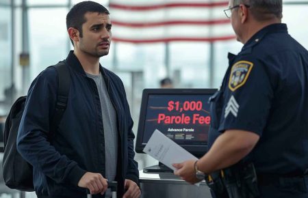 Immigration parole fee